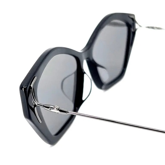 NWT Dior MissDior S1U Cat Eye Sunglasses in Black Silver Mirror - Picture 9 of 14